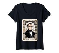 Women's James K Polk V-Neck T-Shirt