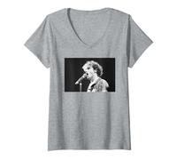 Women's James Sit Down Band Live At Reading Festival V-Neck T-Shirt