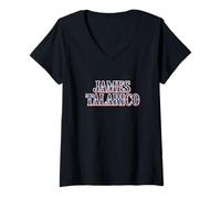 Women's James Talarico Texas Democrat Political Supporter V-Neck T-Shirt