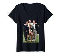 Womens Jamie Lee Curtis John Cleese Michael Palin Kevin Kline V-Neck T-Shirt