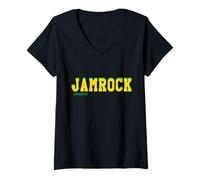 Women's JamRock by JamRock Organics V-Neck T-Shirt