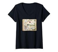 Women's Jane Austen Junk Journal Pemberley Persuasion V-Neck T-Shirt