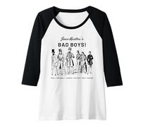 Womens Jane Austen's Bad Boys Raglan Baseball Tee