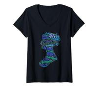 Women's Jane Eyre Charlotte Bronte Literary Regency Romance Tee V-Neck T-Shirt