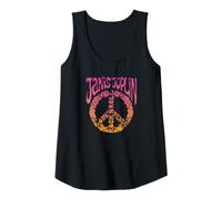 Womens Janis Joplin Peace Art Nouveau Tank Top