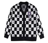 Women's Japan Cute Cardigan Sweater Kawaii JK Uniform Cardigan Sweater Cosplay Sweater, Black, S