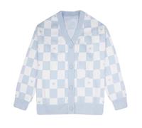 Women's Japan Cute Cardigan Sweater Kawaii JK Uniform Cardigan Sweater Cosplay Sweater, Blue, Small
