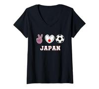 Women's Japan-Inspired Graphic Tee for Everyday Style V-Neck T-Shirt