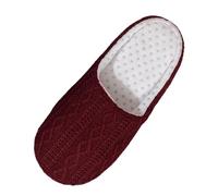 Women's Japanese Soft Sole Silent Slippers for Indoor Use with Design Ideal for Comfort on Wood Flooring (Red, 39)
