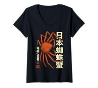 Women's Japanese Spider Crab V-Neck T-Shirt