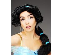 Womens Jasmine Style Black Desert Princess Wig