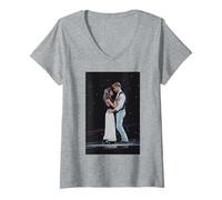 Womens Jason Donovan Kylie Minogue Especially For You V-Neck T-Shirt