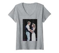 Womens Jason Donovan Kylie Minogue Royal Variety Especially For You V-Neck T-Shirt