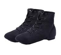 Women's Jazz Shoe, Canvas Ballet Dance Shoes Split Sole Flat Gymnastics Dancing Slippers