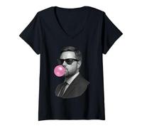 Women's Jd Vance Bubble Gum V-Neck T-Shirt