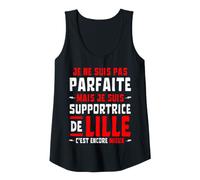 Womens Je ne Suis pas Parfaite mais je Suis SUPPORTRICE de Lille Tank Top