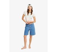 Women's jean shorts Roxy Cool Girl Longline Bleu 28