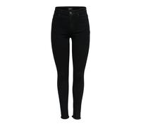 Only Blush Life Mid Waist Skinny Ankle Raw Rea2344 Jeans
