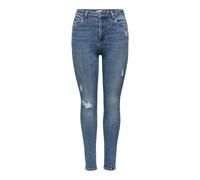 Only Mila Life High Waist Skinny Destroy Bj139945 Jeans Blue 26 / 34 Woman