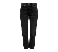 Only Women's ONLEMILY Life HW STR ANK DNM NAS997 NOOS Jeans, Black Denim, 25 / "30