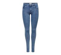ONLY Women's ONLRAIN Life REG Skinny DNM NOOS Jeans, Medium Blue Denim/Detail:PIM430, XL / 30