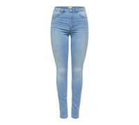 ONLY Women's Royal Life HW Sk Jeans Noos, Light Blue (Light Blue Denim), 32L