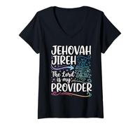 Women's Jehovah Jireh for Christian Woman V-Neck T-Shirt