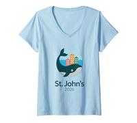 Women's Jehovah's Witness 2026 St Johns Convention JW ORG V-Neck T-Shirt