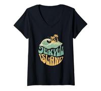 Womens Jekyll Island V-Neck T-Shirt