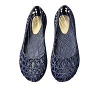 Womens Jelly Sandals,Womens Closed Toe Summer Sandals,Hollow Out Anti-Slip Sandals Breathable Quick Dry Slides Casual Beach Shoes Soft Slides Bird-Nest Rain Shoes For Indoor And Outdoor Use