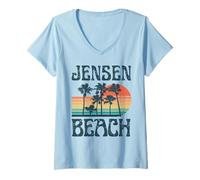 Womens Jensen Beach V-Neck T-Shirt