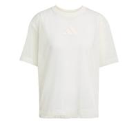 adidas Women's Soft LUX MESH TEE, Off White, XXS