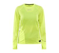 Craft Pro Hypervent Wind Long Sleeve T-shirt Yellow M Women