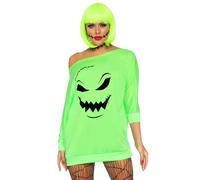 Women's jersey dress Leg Avenue Spooky Vert XL