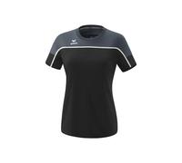 Erima Women's „Change Functional T-Shirt, Black Grey/Slate Grey/White, 34