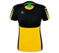 Erima Women's Six Wings Functional T-Shirt, Yellow, 38