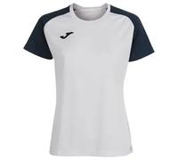Joma Womens Academy Iv T-Shirt, White-Marine, M EU