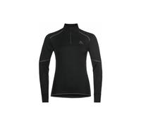 Women's jersey l/s Odlo Turtle neck half zip Active X Noir M