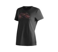 Maier Sports Wilma Print Short Sleeve T-shirt Black 5XL Woman