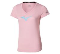 Mizuno Core Runbird Short Sleeve T-shirt Pink XS Woman