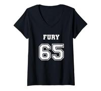 Women's Jersey Style Fury 65 Sixty-Five V-Neck T-Shirt
