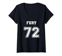 Women's Jersey Style Fury 72 Seventy-Two V-Neck T-Shirt