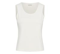 Women's jersey tank top KAFFE Arina White XL