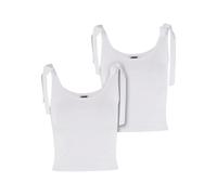 Women's jersey tank top Urban Classics (x2) Blanc 2XL