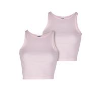 Women's jersey tank top Urban Classics (x2) Rose 4XL