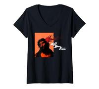 Womens Jesus Christ Idols Pagan Faith Bible Verse God V-Neck T-Shirt