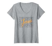 Womens Jesus Definition - Worthy, Holy V-Neck T-Shirt