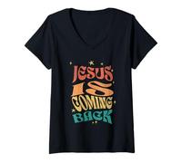 Women's Jesus is Coming Back V-Neck T-Shirt