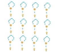 women's jewelry 12 Pcs Angel Rosary Bracelets Adjustable Chains Girl Rhinestone for Women Novel Hand Ropes Charm Gold Dainty Bracelet Multifunction Wrist Ornaments Alloy Miss necklace
