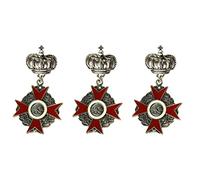 women's jewelry 3pcs Soviet Birthday Pin Russian Gas Mask Colonial Boys Medal Star Costume Uniform Ribbon Vintage Brooch South Korea Metal Banquet flower brooch